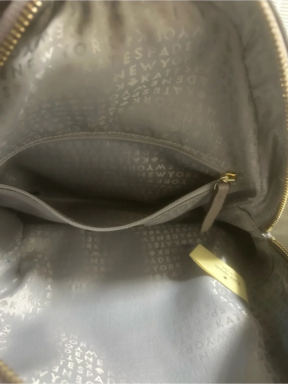 Kate Spade Mini Larchmont Backpack Gray
